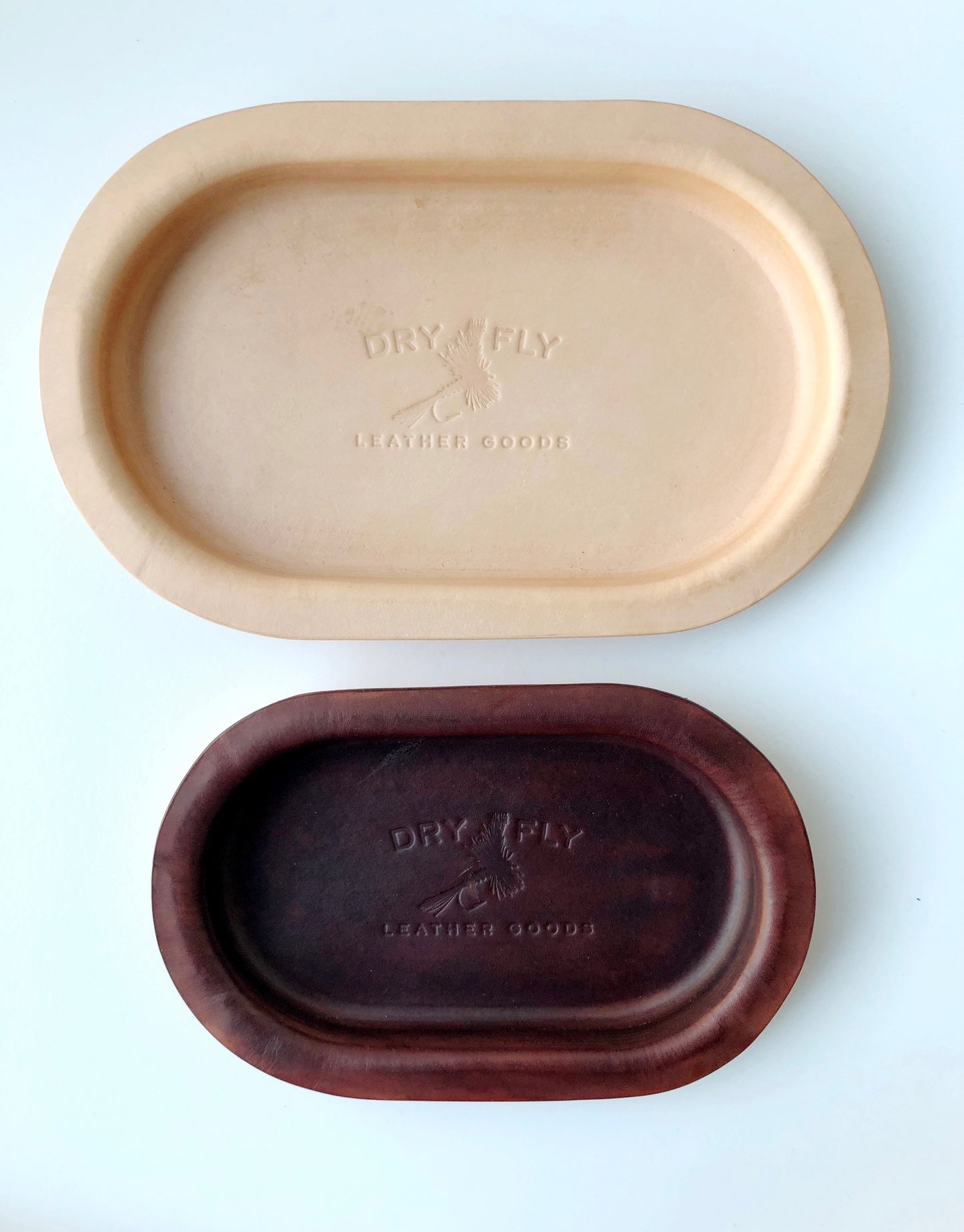 Leather Valet Tray - Oval