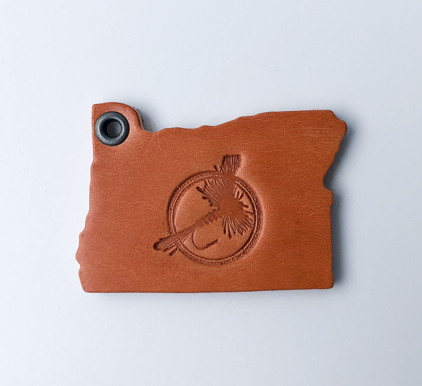Leather Key Chain - Oregon