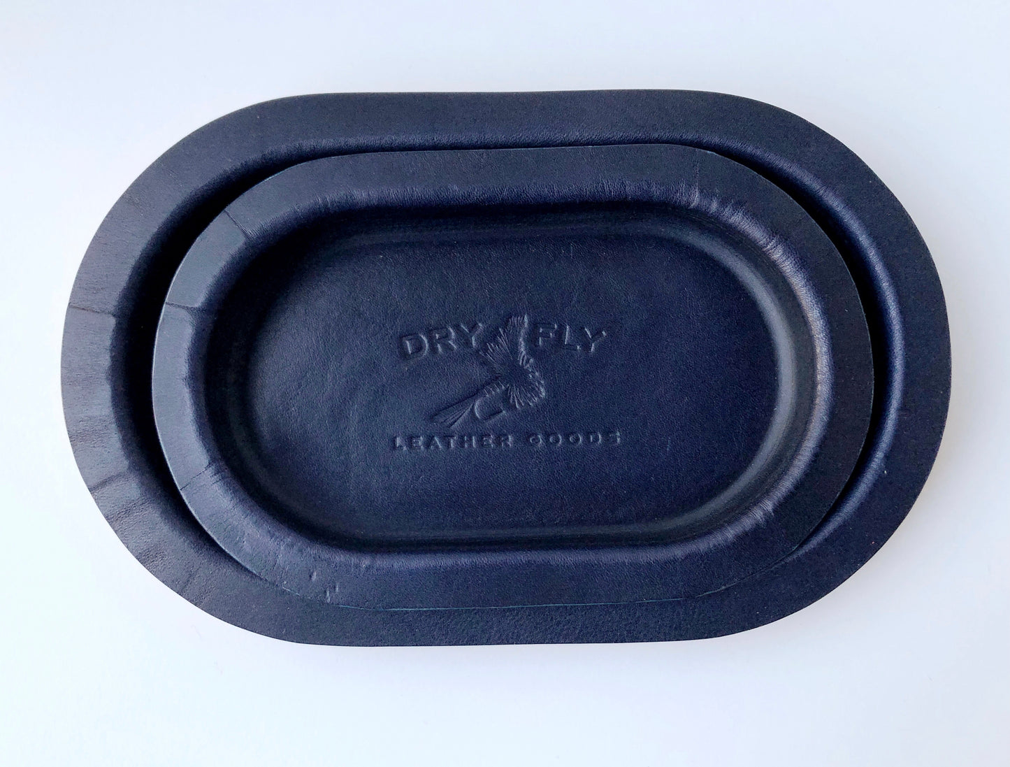 Leather Valet Tray - Oval
