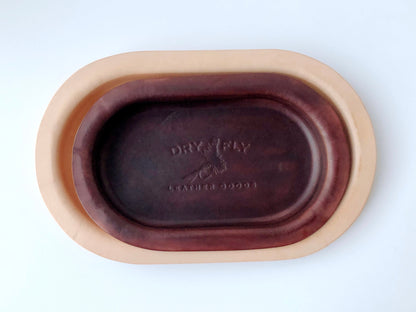 Leather Valet Tray - Oval